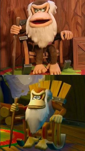 They Made a REAL Cranky Kong for Donkey Kong Country land!