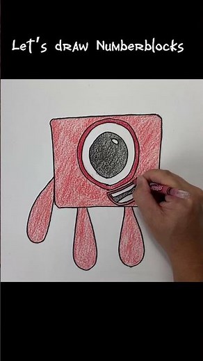 Let’s draw Numberblocks One! #numberblocks #drawing