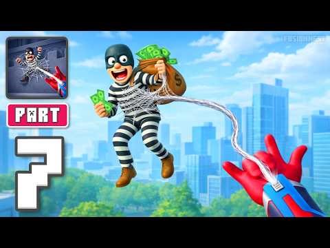 Tangle Trap: Bandit Bash - Gameplay Walkthrough Part 7 - Trap The Bandit Crew (iOS, Android)