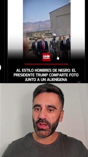 Trump publica una extraña imagen con un alien (IA)