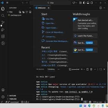 [nodejs] npm init으로 package.json생성