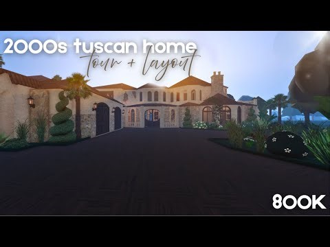 roblox bloxburg: 2000s tuscan home (800k)