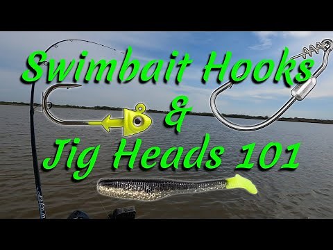 Pairing The Right Jig Head & Swimbait Hooks To Soft Plastics Redfish Trout Flounder