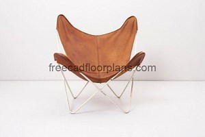 Butterfly Chair - Free CAD Drawings