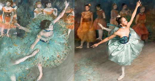 Photos of Dancer Misty Copeland Recreating Famous Degas Ballet Paintings