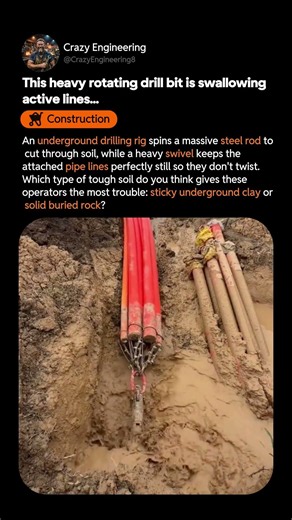 Precision Drill Rig Pulls Pipes Underground