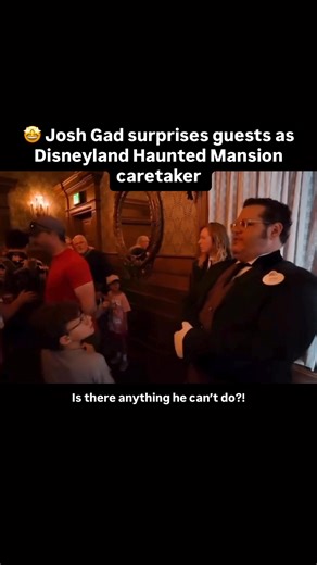 151K views · 4.9K reactions | Josh Gad appeared at Disneyland as a Haunted Mansion caretaker! How fun is this?! Josh has also worked three other Disney Cast Member dream jobs for a day, including Jungle Cruise skipper, Disneyland Railroad conductor, and Kilimanjaro Safaris guide at Animal Kingdom. You can see all of these videos, including this new one, on the Disney Parks YouTube Channel. | Mickey Visit Secrets | Facebook