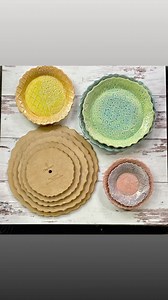 ✨Sharing Saturday!!Share what you’ve been working on or inspired by this week!Whoo hooo the Marrakesh rim templates are now available along with all of my textured rolling pin designs on claysharemarket.com We also released a new tutorial on Making an Extruded Butter Dish using Little Chip Tools extruder dies!All of the glazes shown here are my Wildflower celadon cone 5/6 glazes and you can get them from Clayscapes Pottery! | Clayshare