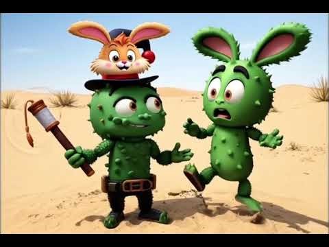 Funny cactus the dreamer