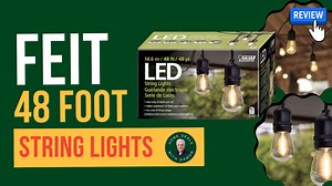 Watch Feit LED Outdoor String Lights Review on Amazon Live