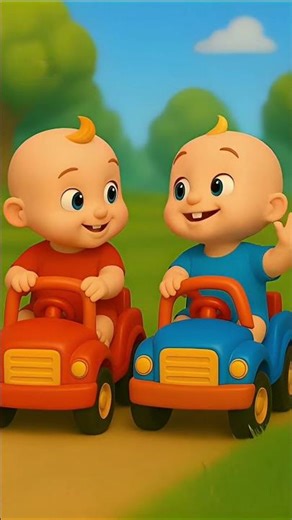 5 Color Cars for Babies 🚗🌈 #cute #kids