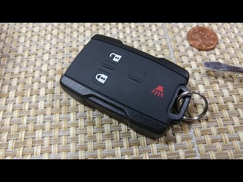 How to Replace Keyless key fob battery 2014-2015 Chevy Silverado, Colorado, GMC Sierra, Canyon