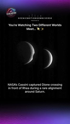 Two Moons Met Above Saturn… 🪐
