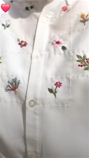 girls T-shirts needle work #shorts​ #trending​ #stitch​ #embroidery #punjabisong #flowers #shorts