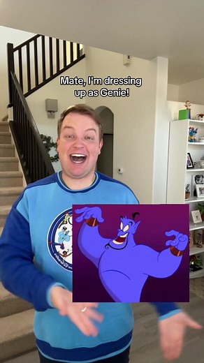 Disney Genie Costume! #disney #aladdin #genie #mrthomasenglish | genie disney