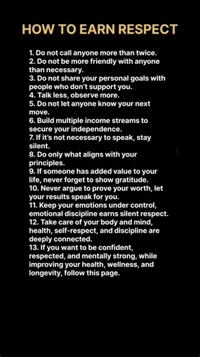 How to Earn Respect Through Discipline, Confidence, and Self-Control
