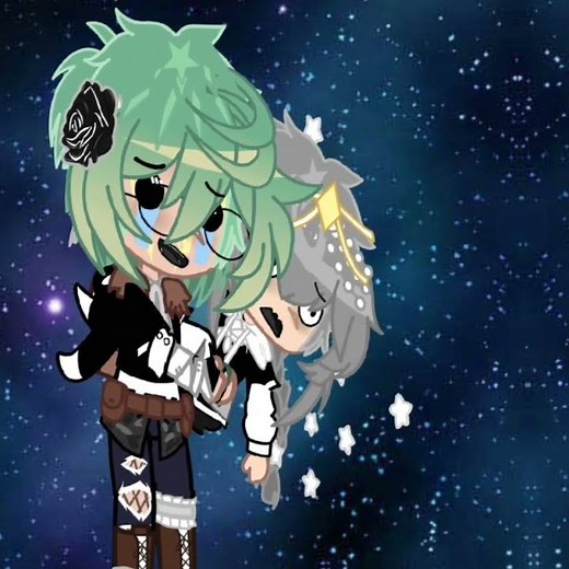 a little tuna || titan x luna & titan x titania [one-sided] || #tuna #solarballs #gacha