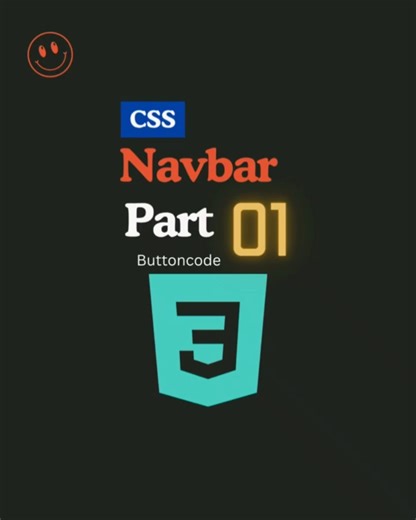 Navbars part 01 (css)🔥🔥Get code in description #button code #coding