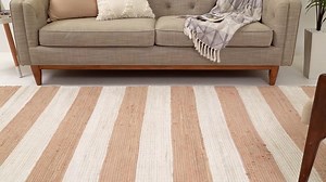 2' 7 x 6' 1 Hand Woven Chindi Rag Runner Rug