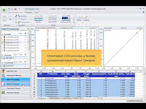 Chromeleon: Report Designer