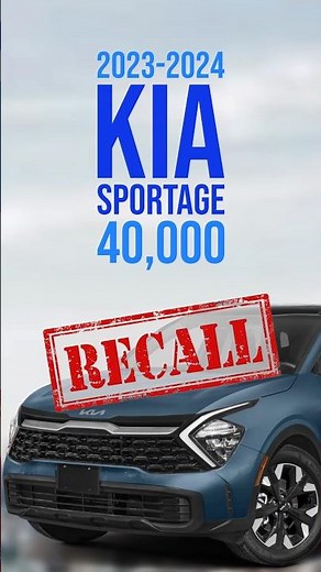 2024 Kia Sportage Recall - Roof Molding Issue (JAN. 2024) #recall #kia #sportage