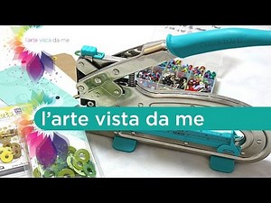 Crop a dile Big Bite Tutorial-We R Memory Keepers-Come usare la Crop a dile-Scrapbooking Tutorial