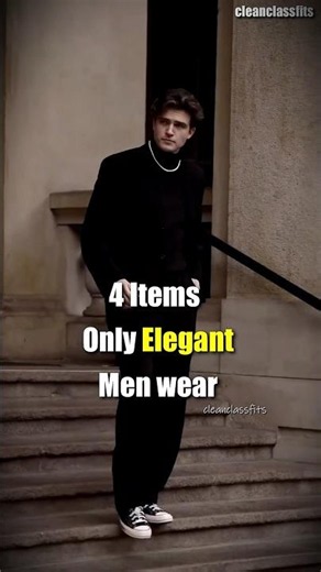 4 Items Only Elegant Men Wear ✨ #fashion #mensfashion #glowup