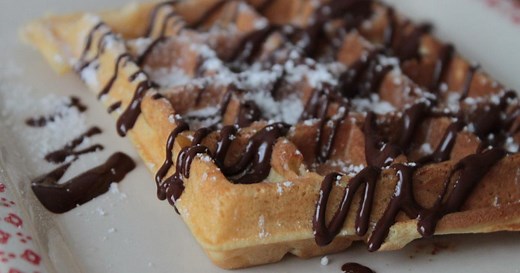 Recette Gaufres et leur sauce au chocolat - 750g.com