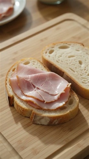 Ham and Cheese sandwich recipe 🥪🌮 #sandwich #italy #food #trending #shorts #usa #korea
