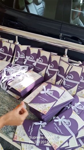 Latest Side Folding Wedding Invitation Card | Supreme Cards Whatsapp 7012016417 #invitationcard