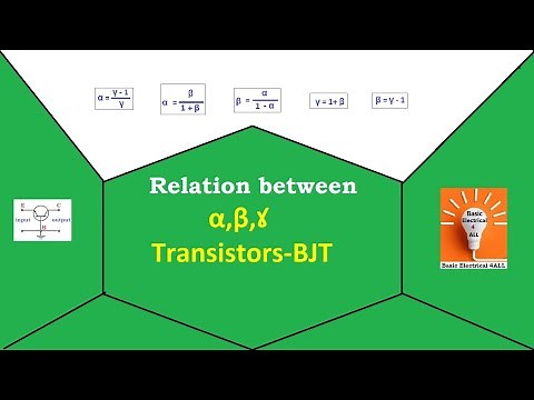 54.Relation between Alpha, beta, gamma || Transistors || BJT || BEEE | JNTU | Autonomous