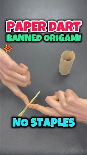 Origami Easy Paper Dart Tutorial How To Make Ceiling #origami #origamicraft #origamitutorial #shorts