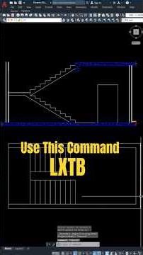 Staircase Shortcut Command || AutoCAD Shortcuts Command || #shorts #autocad