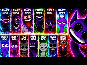 Sprunki Phase 1, 2, 4, 5, 6, 7, 8, 9, Polo, Durple, Wenda Treatment And Retake REPEAT After Phase 3