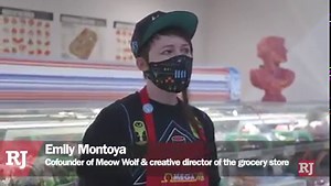3.7K views · 32 reactions | The Omega Mart grocery store is open in Las Vegas. But at Meow Wolf's newest attraction, the customers keep getting misplaced in other worlds. SEE MORE → bit.ly/3uaXZUR | Las Vegas Review-Journal | Facebook