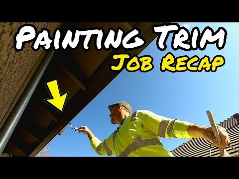 How We Paint Exterior Metal Gutters with Roller and Brush (satisfying timelapse)
