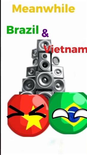 “Ui Ui Ui Funk but Vietnam, Cambodia & Brazil Go CRAZY 💀🔥 | #countryballs