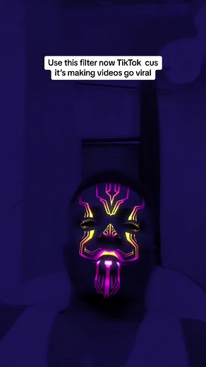 Exploring TikTok's Neon Filter Effects