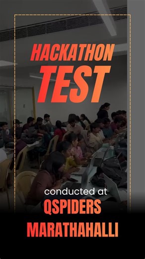 QSpiders Marathahalli | 🔥 Hackathon Test Session in Progress! Real-time challenges. Smart logic building. Hands-on coding experience. 💻 This session is designed... | Instagram