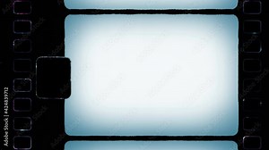 Retro vintage animation frame with vibrating windows and effects for playing digital video in the genre of old film footage. This frame will help you create an imitation of archive films