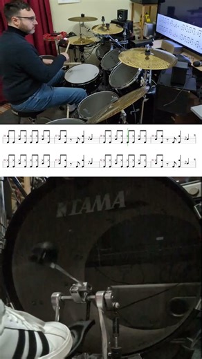 Led Zeppelin - Communication Breakdown PT3 #drumsheet #drumcover #drumtutorial