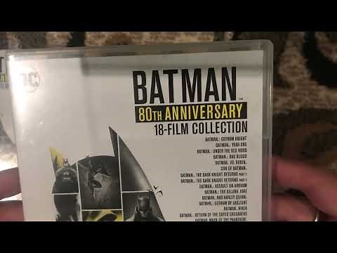Batman 80th anniversary DVD collection