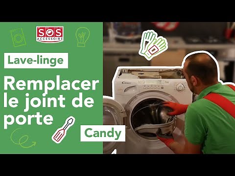 Comment remplacer le joint de porte d'un lave-linge Candy ?