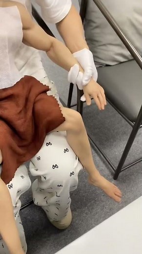 Flexible Male Mini Doll | Realistic Silicone Design with Movable Joints
