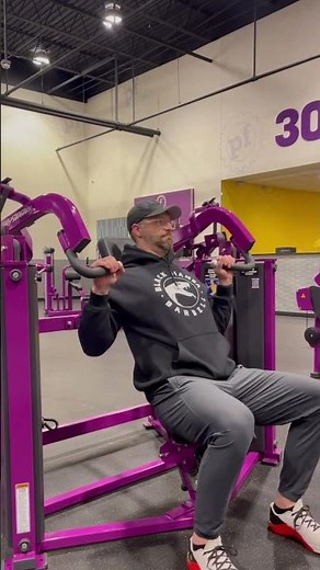 Planet Fitness - Hammer Shoulder press machine w/voiceover