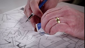 ALVIN, Alva-Flex Anti-Static Polyester Drafting Film, Single Matte Finish, Translucent, for Pencil and Ink Applications, Won't Tear, Cut, or Stain, Excellent Erasability - 25 Sheet Pack - 8.5" x 11"