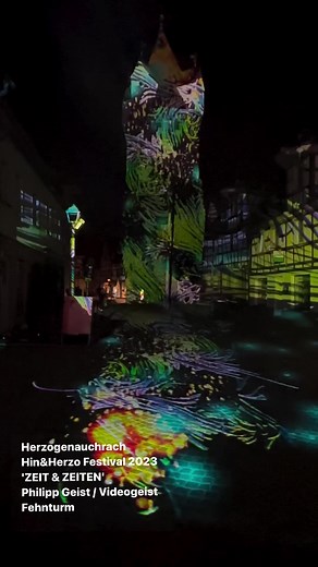 Herzogenauchrach Hin&Herzo 2023Fehnturm - Projection Mapping InstallationPHILIPP GEIST: ‚ZEIT & Zeiten‘PHILIPP GEIST: ‚TIME & TIMES‘Coming up 10. November 2023 Fürth Glanzlichter Installation #herzogenaurach #franken #philippgeist #videogeist #zeitundzeiten #time #projectionmapping #lightart #lichtkunst #projektion #ilovelight #fehntuem #bayern #hinherzo | VIDEOGEIST / Philipp Geist