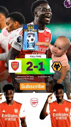 🚨 Wolves Crying For Arsenal 😭😭 2:1 goals #arsenal #football #premierleague