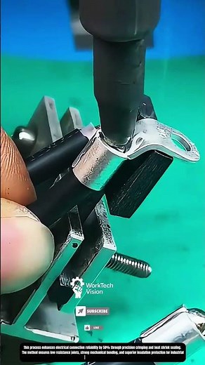 High precision cable terminal connection and heat shrink insulation process