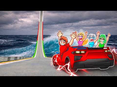 The Most DANGEROUS Tsunami Race In GTA 5...